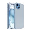 Bix iPhone 15 Silikon Kılıf MagSafe Uyumlu Güçlü Koruma Darbe Emici Leylak Moru
