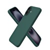 Bix iPhone 16 Uyumlu MagSafe Özellikli Güçlü Koruma Darbe Emici Silikon Telefon Kılıfı Biber Yeşili
