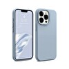 Bix iPhone 13 Pro Max Uyumlu MagSafe Özellikli Darbe Emici Silikon Telefon Kılıfı - Leylak Moru