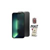 Teknoparkta Apple iPhone 13 Pro Max Mat Seramik Cam Nano Esnek Kırılmaz Full Tam Kaplayan Ekran Koruyucu