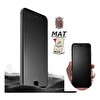Teknoparkta iPhone 8 Plus Mat Ekran Seramik Tam Kaplayan Kırılmaz Cam Nano Ekran Koruyucu Siyah