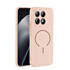 Başkenttekno Xiaomi 15T Kılıf Meta Lansman M-Safe Kamera Korumalı içi Kadife Yumuşak Renkli Süet Silikon