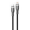 Gritty GL-ZA02 30 W Type-C To Lighting Çinko Alaşımlı Şarj Kablosu - Siyah