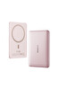 Baseus AM41 Picogo 0.3" Ultra İnce 5000mAh MagSafe Özellikli Kablosuz Powerbank - Pembe