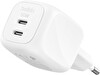 Belkin BoostCharge Pro 2 Port USB C GaN Şarj Cihazı 67W 2x USB C Beyaz