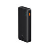 Baseus Airpow 20000 mAh 20 W Hızlı Şarj Powerbank USB Type-C Kablolu 50 CM Siyah