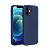 Bix iPhone 12 / 12 Pro Silikon Kılıf MagSafe Uyumlu Güçlü Koruma Darbe Emici Kömür Grisi