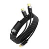 Mcdodo CA-7380 100W Typec Çift USB-C Manyetik Sarılabilir Şarj Kablosu 1.5 M