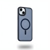 Bix iPhone 13 / 14 MagSafe Uyumlu Kılıf Tam Koruma Manyetik Darbe Emici Gece Mavisi