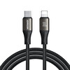 Joyroom S-A25 30W Type-C Lightning Şarj Kablosu 1.2 M Siyah
