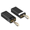 Hzl Store P37 50.000 mAh Hızlı Şarj Sestekli Powerbank Siyah