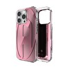 Diesel iPhone 16 Pro Uyumlu Oval D Aynalı (Mirror) Kılıf - Pembe