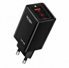 Schitec GaN 65W Ultra Hızlı Şarj Cihazı 3 Çıkışlı USB-A 2 x Type-C Hızlı Şarj Aleti Başlığı Hi-H05
