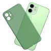 Tekamo iPhone 12 Uyumlu Ultra İnce Zar Telefon Kılıfı Yeşil