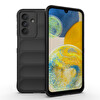 Başkenttekno Samsung Galaxy A36 Esnek TPU Oyuklu Arka Yüzey Tasarımlı Etnik Silikon Kılıf Siyah
