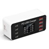 Powermaster PM-26056 8 Port Dijital Şarj İstasyonu 4xUSB+4xPD