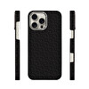 Başkenttekno iPhone 16 Pro Max Kılıf M-Safe Şarj Özellikli Premium Vax Sert PC Kapak Siyah 