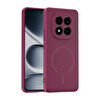 Başkenttekno Xiaomi Redmi Note 15 Pro 5G Meta Lansman Magsafe Kamera Korumalı içi Kadife Yumuşak Renkli Süet Silikon Mürdüm 