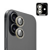 IPG ProLENS iPhone 17 için Kamera Lens Koruyucu Elmas Taş Çerçeveli Kırılmaz Cam Altın