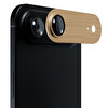 IPG iPhone 17 Air Uyumlu Tam Kamera Lens Koruyucu Altın