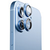 IPG iPhone 17 için IPG ProLENS Tam Kamera Lens Koruma Çerçeveli Tek Gövde Kamera Lens Koruması Açık Mavi
