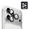 IPG iPhone 17 Pro ve iPhone 17 Pro Max uyumlu Kamera Lens Koruyucu Lacivert