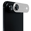 IPG iPhone 17 Air Uyumlu Tam Kamera Lens Koruyucu Gümüş