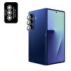 IPG Samsung Galaxy Z Fold 7 Uyumlu ProLENS Kamera Lens Koruyucu Elmas Taş Çerçeveli Kırılmaz Cam - Gümüş