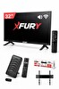 Fury 32" 82 Ekran Çanaklı-Çanaksız WiFi'li  Kırılmaz Ekran Televizyon