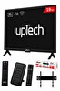Uptech 19" 48 Ekran Çanaklı -Çanaksız WiFi'li Uydu Alıcısı - TV Askı Aparatı
