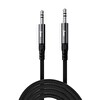 Juo Stereo 3.5MM TRS Jack Örgülü Aux Ses Kablosu 1 Metre