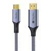 VegGieg USB-C to HDMI 8K 60Hz 4K 240Hz HDR 3D Destekli Örgülü 48 Gbps Görüntü Aktarım Kablosu 2 M