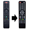 Tayfun Saba Android Smart LED TV Uyumlu Kumanda - Eşdeğer