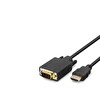 Evimdeyokyok HDX7795 HDMI To VGA Ses Kablosu Pvc 120Hz 1080P 1.8M Siyah