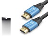 Evimdeyokyok ND4051 4K UHD 19-1 Od 8.0 MM HDMI 2.0 Kablo 3 M - Siyah-Mavi