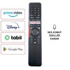 Electroon Vestel Uyumlu Tabii - Google Play Tuşlu LED TV Kumandası - Ses Komutlu
