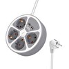 VEA VE-G604YU 2 USB’li Anahtarlı 1.5 M 4'lü Grup Priz