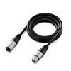 Fifine L9 Profesyonel XLR Mikrofon Kablosu Siyah 3 M