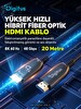 Digitus 20 Metre HDMI AOC Hibrit Fiber Optik Kablo 8K 60Hz UHD 48 Gbps HDR