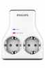 Philips CHP7022W/62 1140J Aşırı Gerilim Koruma 2'li Akım Korumalı Priz