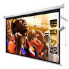 Dualtech 300x225 150" Motorlu Kumandalı Projeksiyon Perdesi - 4K Ultra HD Sinema Perdesi