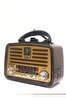 Everton RT-835 Güneş Enerjili Bluetooth  FM / AM / SW 3 Band Radyo ,USB, SD ,AUX Mp3 Player Nostalji Müzik Çalar