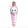 Torima KIDMIC02 Pembe Kedi Figürlü Şarjlı BT Karaoke Mikrofon ve Hoparlör 5W Kablosuz Mikrofon