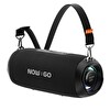NowGo F8 40W RGB Speaker Su Geçirmez Taşınabilir Kablosuz Bluetooth Hoparlör Siyah