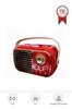 Torima BTS-1956 Kırmızı Bluetooth 10W Bass Ses RGB Işık Efektli TWS USB TF Kart Mikrofonlu Hoparlör