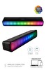 Piranha 7880 Kablosuz Hoparlör | RGB LED Işıklı TWS Bluetooth | AUX, USB & TF Kart Girişi | Şarj Edilebilir