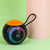 Çeşithane Mini RGB Taşınabilir TF USB FM Radyo Şarjlı Ses Bombası Bluetooth Hoparlör