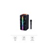 Başkenttekno 1790 Kablosuz Mikrofonlu RGB Ledli Taşınabilir Bluetooth Hoparlör