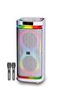 Başkenttekno BTS-2407 75W Çift Mikrofonlu RGB İşikli Taşinabilir TWS Kablosuz Parti Hopörlör