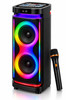 Fury Ceremony CM-208 400W 2x8" Bluetooth Parti Hoparlörü RGB LED Işıklı TWS Destekli